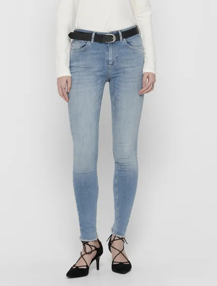 ONLBLUSH Fronttaschen Skinny Fit Jeans, mittlerer Bund