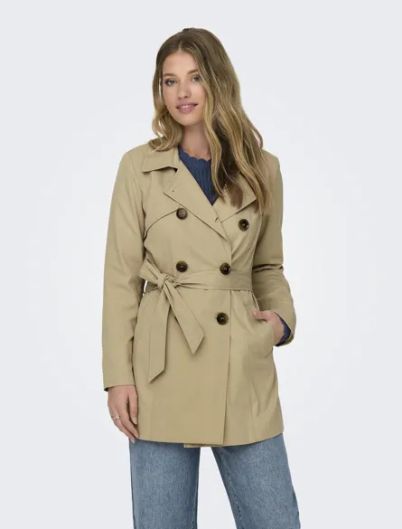 ONLVALERIE Dobbeltradet trenchcoat
