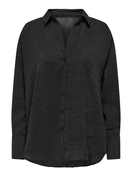 ONLZAZIMA Oversized fit overhemd met knoopsluiting en langer op de rug