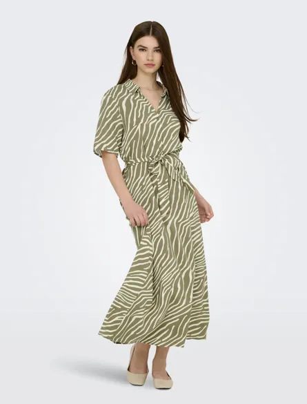 JDYSTARSEZEN LIFE 2/4 MIDIDRESS WVN NOOS