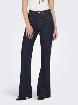ONLJUICY HW FLARED WESTERN DNM MAE