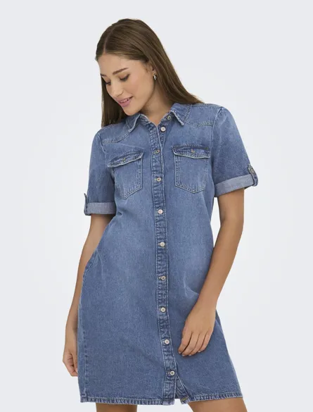 ONLLISA S/S DNM DRESS GUA NOOS
