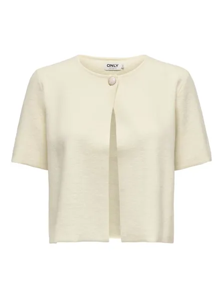 PGHALI Kortærmet, regular fit strikket cardigan o-hals design