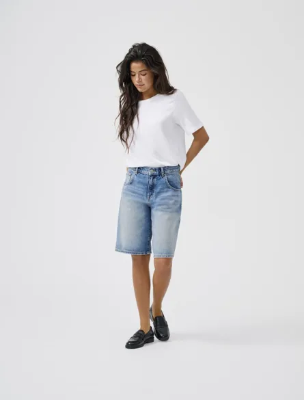 ONLMATE Denim-Shorts mit mittlerer Taille für den Alltag