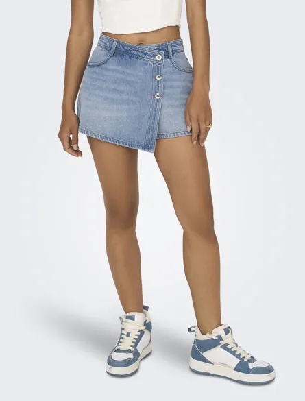 ONLLESLY Mini Denim Wrap Skort