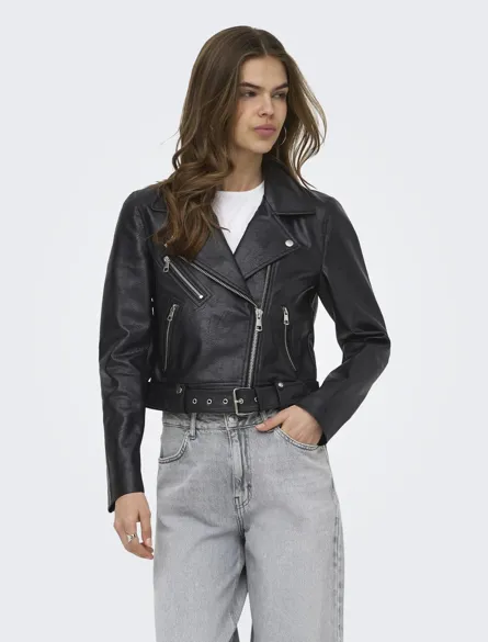ONLVERA FAUX LEATHER BIKER NOOS OTW