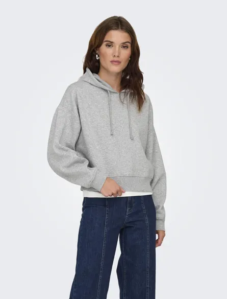 ONLSWEAT Cropped Kapuzenpullover