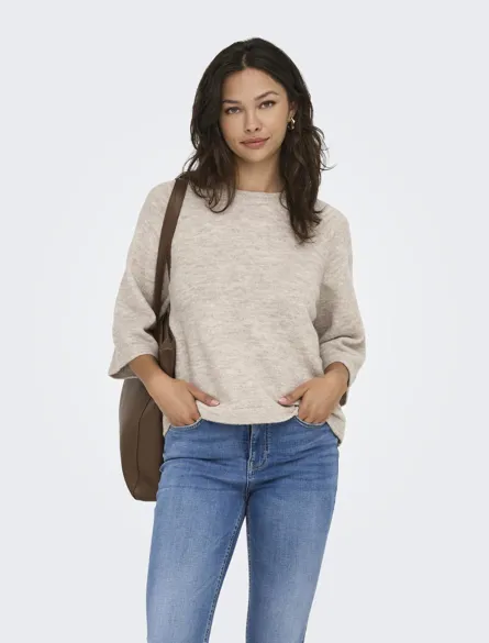 ONLSIMONI 3/4 PULLOVER KNT NOOS