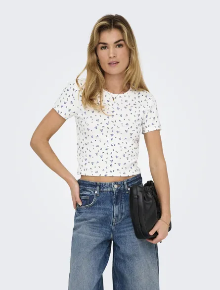ONLFENJA S/S AOP TOP JRS NOOS