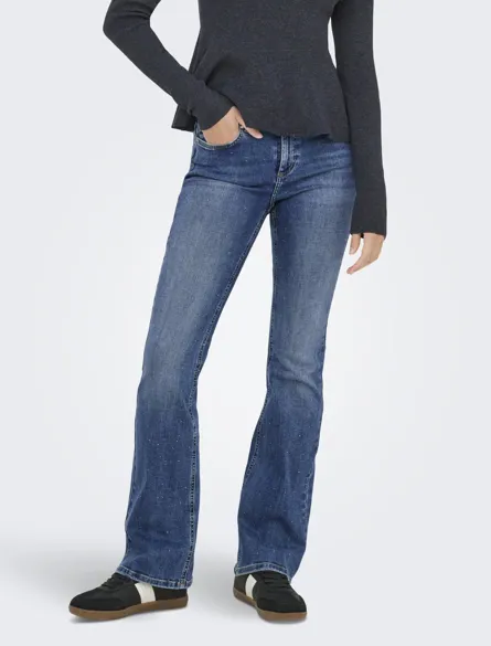ONLBLUSH MW FLA RHINESTON DNM TAI885NOOS