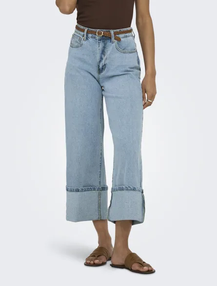 ONLMADISON HW BELT WIDE FOLDUP CRP DNM