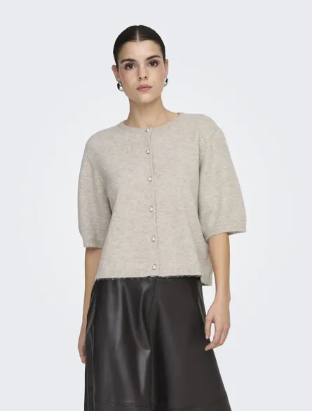 JDYRUE LIFE 2/4 PEARL CARDIGAN KNT NOOS