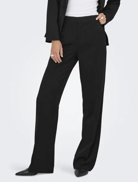 ONLHATTIE-LANA Hose mit weitem Bein mit gerader taillierter Passform und hoher Taille