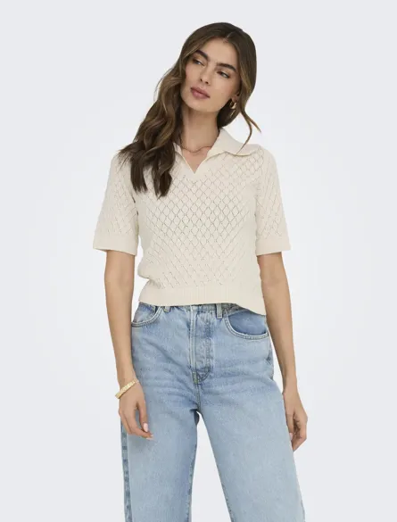 ONLCOSIMA SS STRUCTURE POLO KNT NOOS