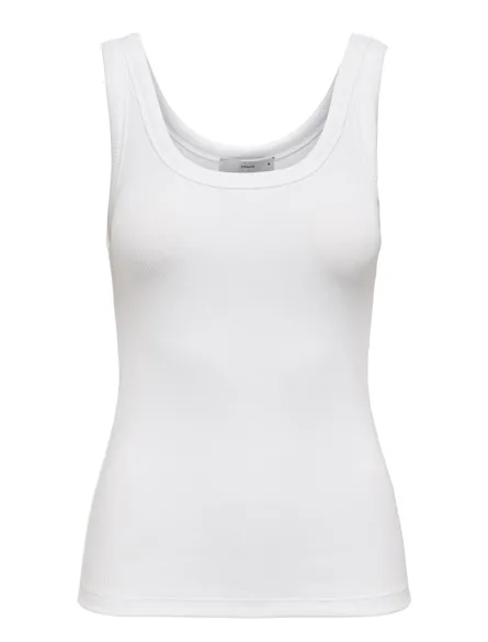 PGJUNE Regular Fit Basic Top med stilfuld U-hals