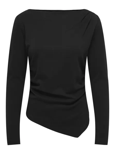 PGELLE L/S ASYMMETRIC TOP JRS