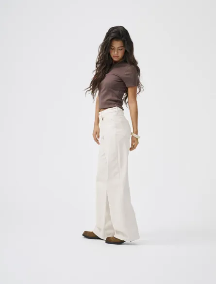 ONLJUICY Wide-Fit-Jeans mit hohem Bund und Fronttaschen