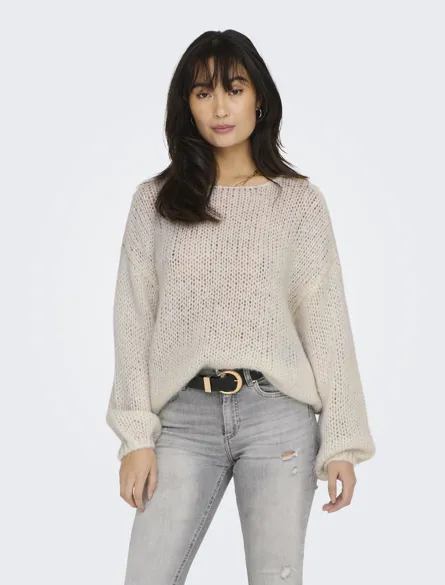 ONLNORDIC LIFE LS O-NECK KNT NOOS