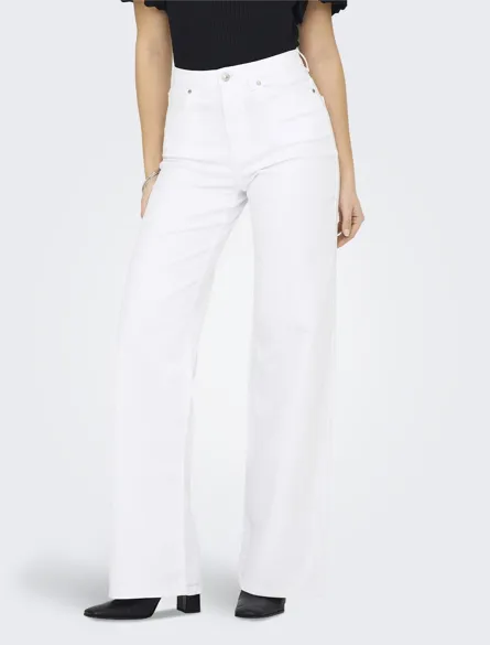 ONLMADISON Wide Leg Fit High Waist Jeans med bæltestropper
