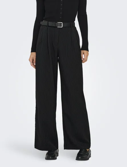 ONLREINA HW PLEAT STR PINS PANT TLR NOOS