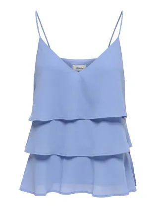 STUADRIENNE S/L LAYERED TOP WVN