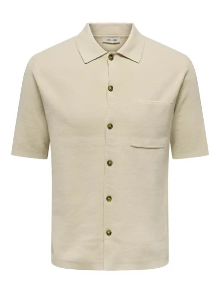 ONSSILAS REG SS SHIRT KNIT