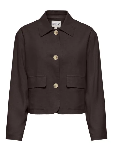 ONLSIESTA L/S LINEN BLEND JACKET PNT