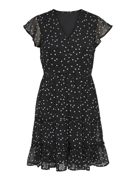 ONLMARCIA Kurzes Rüschenkleid
