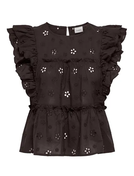 STUATHEA Vrouwelijke Top Tanktop met Kwart Knoopsluiting