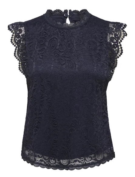 JDYLOTAS S/L LACE TOP JRS NOOS