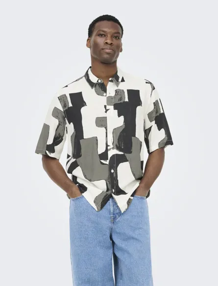 ONSHARVI LIFE SS AOP SHIRT NOOS