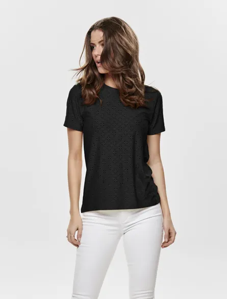 JDYCATHINKA S/S TAG TOP JRS NOOS