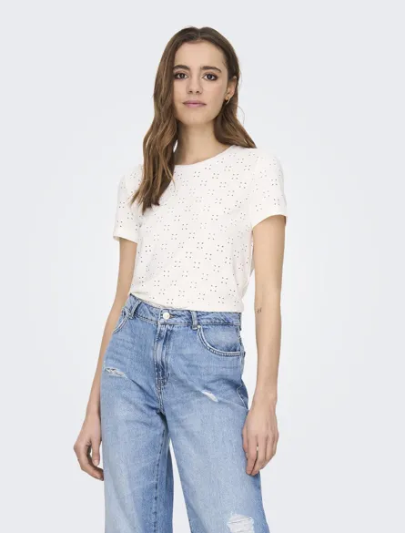 JDYCATHINKA S/S TAG TOP JRS NOOS