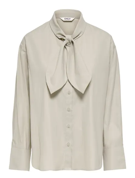 ONLDISAKO L/S BOW DETAIL SHIRT WVN EX