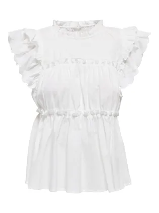 STUVIENNA S/L FLOUNCE TOP WVN