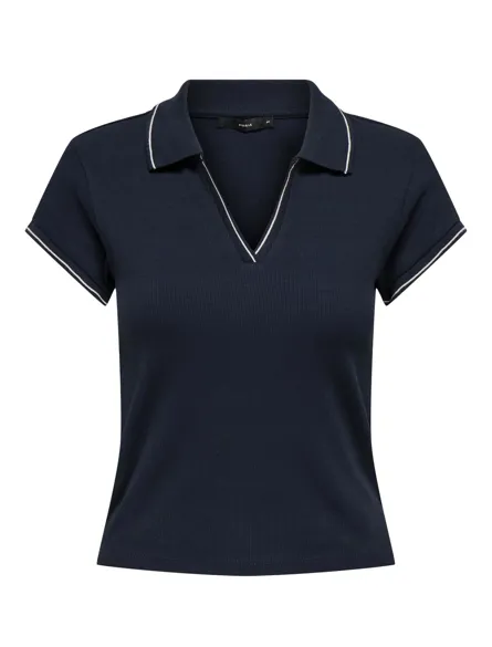 PGALVA Regular fit polo voor dames met V-hals design