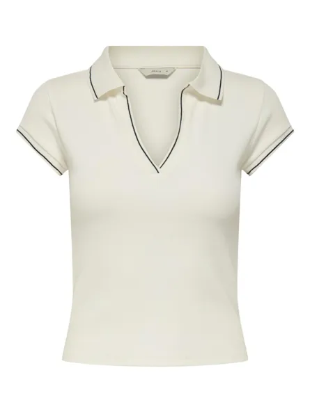 PGALVA Regular fit polo voor dames met V-hals design