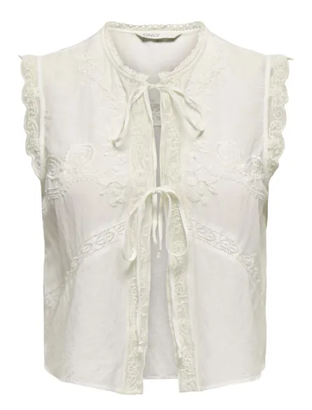 PGELLA S/L TIE TOP WVN