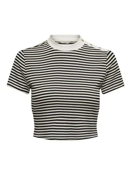PGLINDY S/S CROPPED TOP JRS
