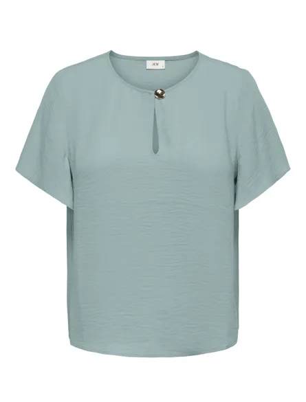 JDYDIVYA LIFE S/S BUTTON TOP WVN DIA