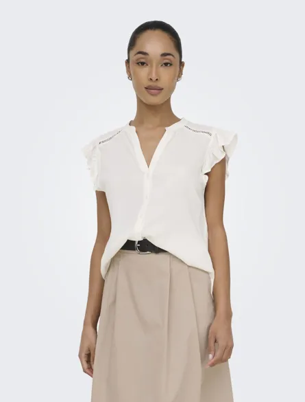 ONLROSELLA LIFE CAPSLEEVE SHIRT WVN NOOS