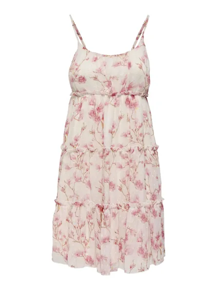 PGNABILA DOBBY STRAP DRESS WVN
