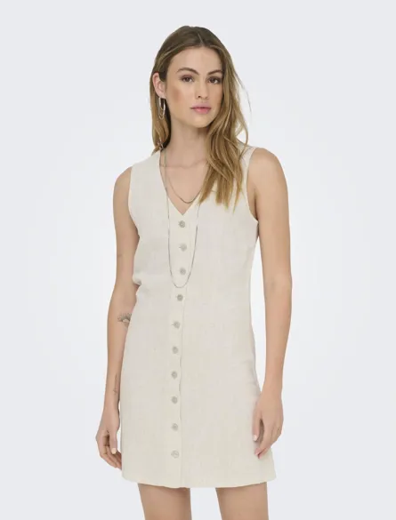 ONLSIESTA LIN BL SL SHORT DRESS PNT NOOS