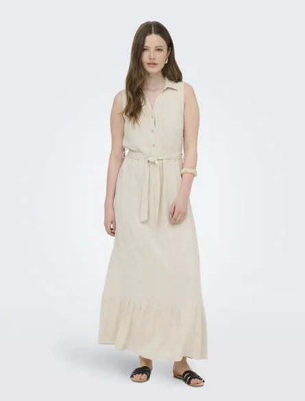 ONLSIESTA LIN SL BELT DRESS PNT NOOS