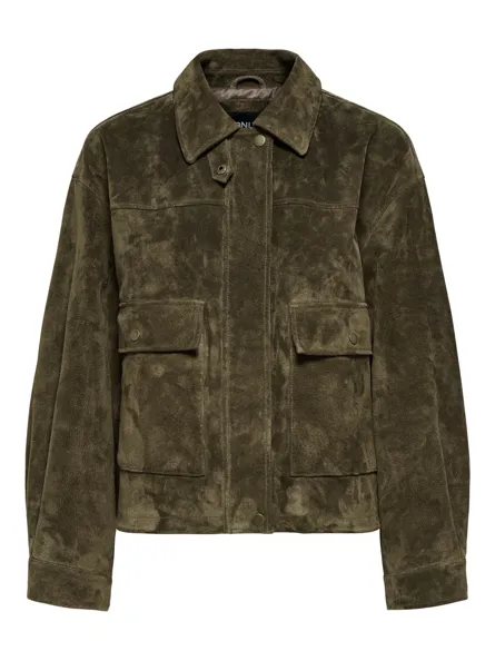 ONLKAIA REAL SUEDE JACKTET OTW