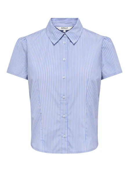 ONLELVAS ALVA S/S PLEAT SHIRT WVN EX