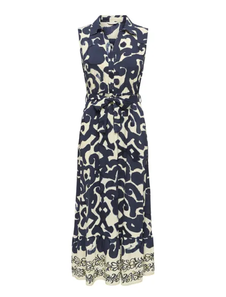 PGANTONIA LIFE S/L SHIRT LONG DRESS WVN