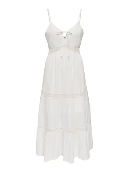 PGGLORIA STRAP LONG DRESS WVN