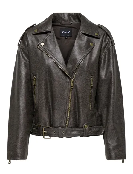 ONLCOLE FAUX LEATHER BIKER OTW