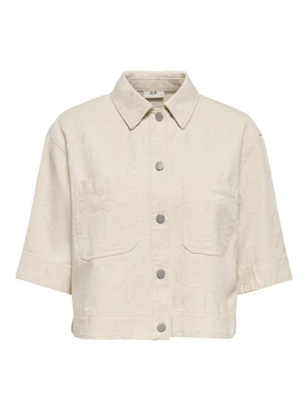 JDYHAVANNA S/S EMB SHIRT DNM
